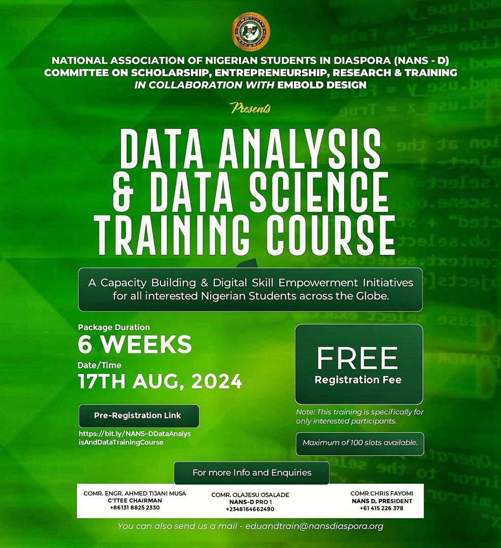 Read more about the article Data Analysis & Data Science Training